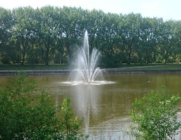 Meerstralen fontein Westgaarde Meerstralen fontein Westgaarde