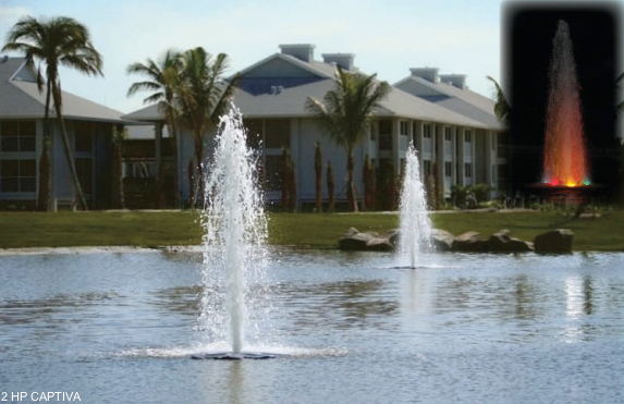 Captiva drijvende fontein