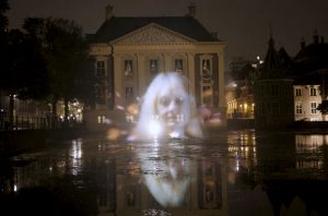 waterprojectie evenement